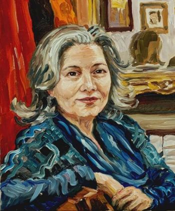 Esther - Porträt in Öl